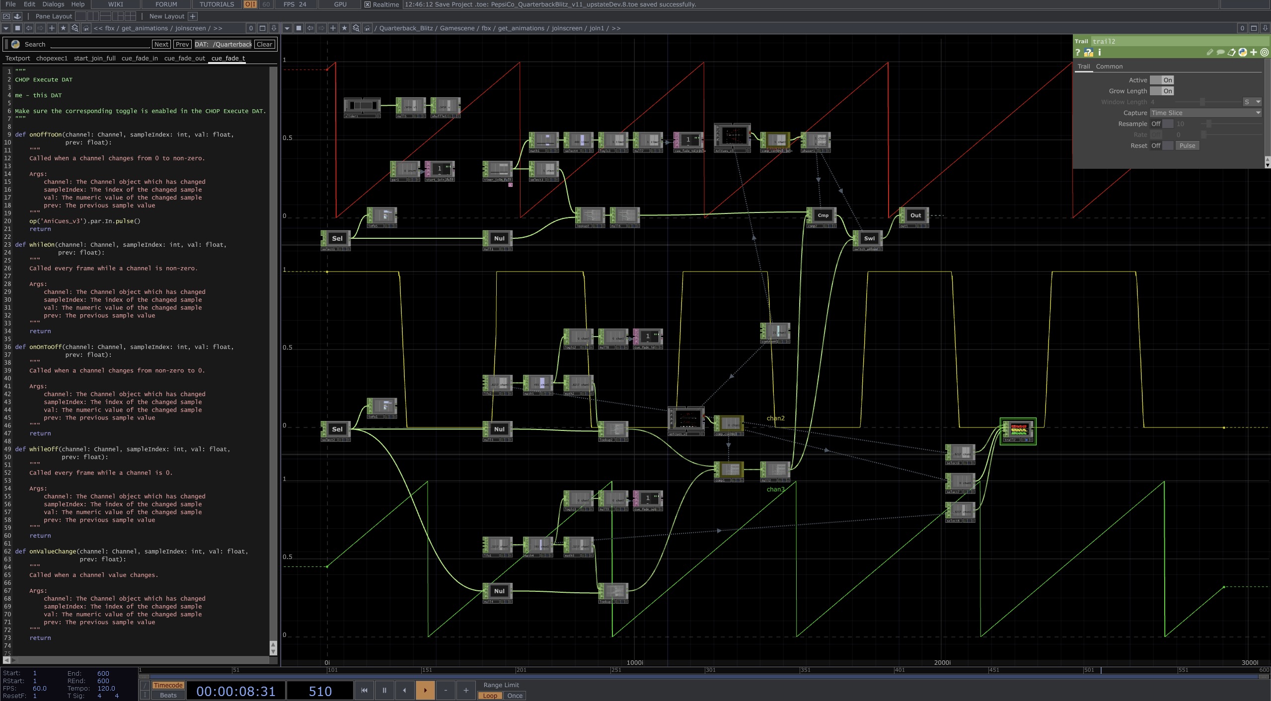 Quarterback Blitz system architecture